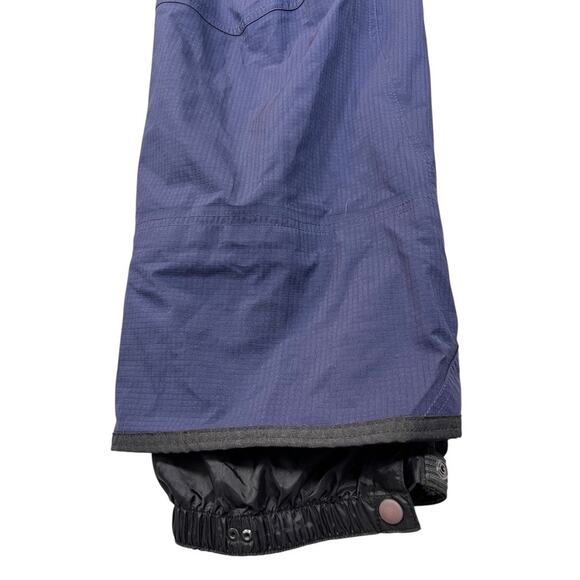 Burton AK GORE-TEX ? Snowboard Bib Pant Women's Blue Size Medium Ripstop - Picture 6 of 16